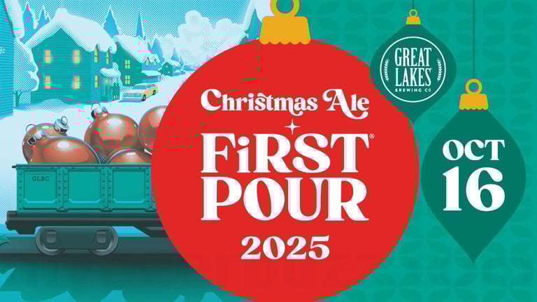 2025 Great Lakes Christmas Ale First Pour