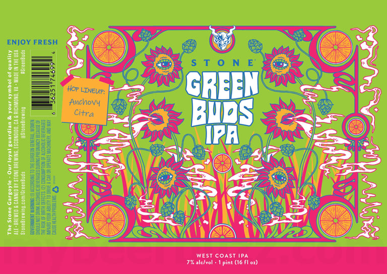 2025 Stone Brewing Green Buds IPA 12-oz Cans