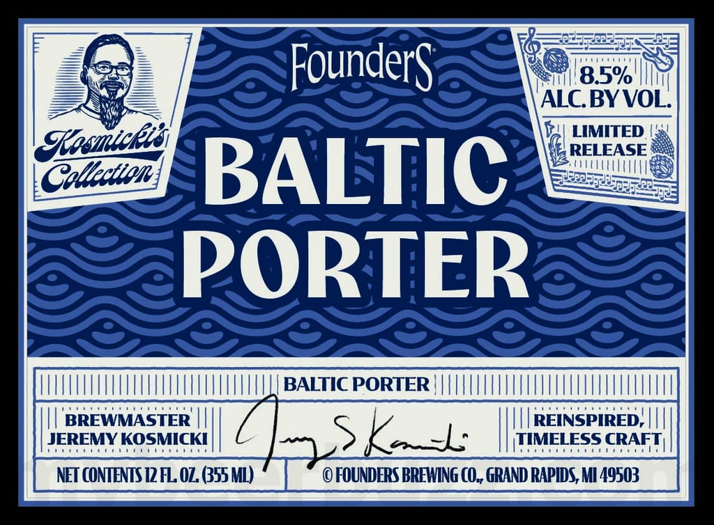 Founders Brewing Baltic Porter Coming To Kosmicki’s Collection