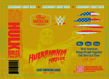 Real American Beer & WWE Team Up For Hulkamania Forever Hulk Hogan Tribute Beer