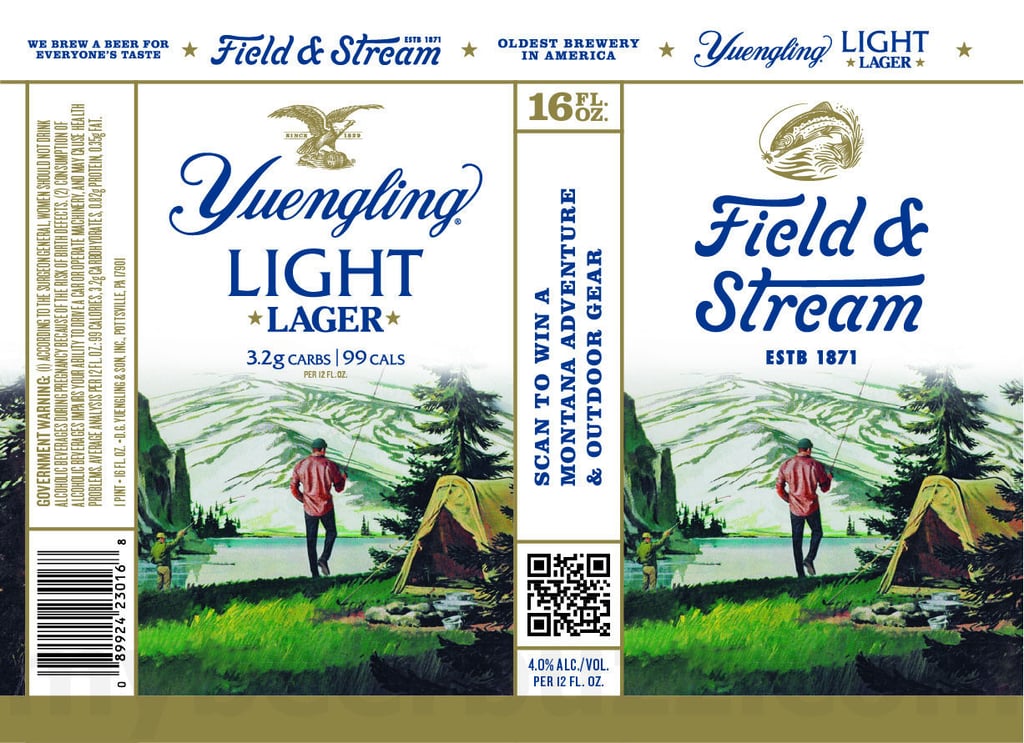 Yuengling Updating Field & Stream Packaging