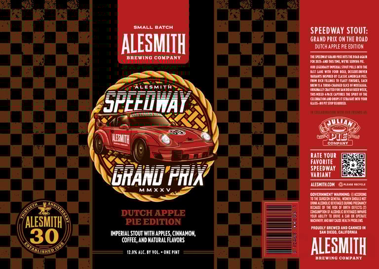 2025 AleSmith Speedway Stout Dutch Apple Pie Edition 16-oz Cans