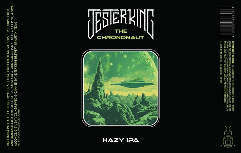 2025 Jester King The Chrononaut 16-oz Cans