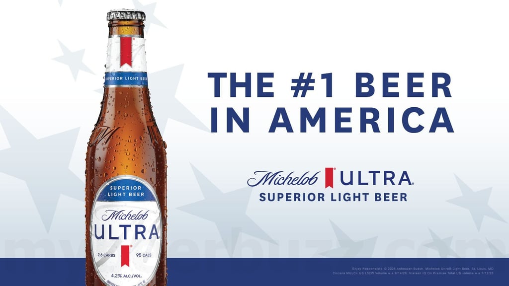 Michelob ULTRA is #1 Top-Selling Beer in America