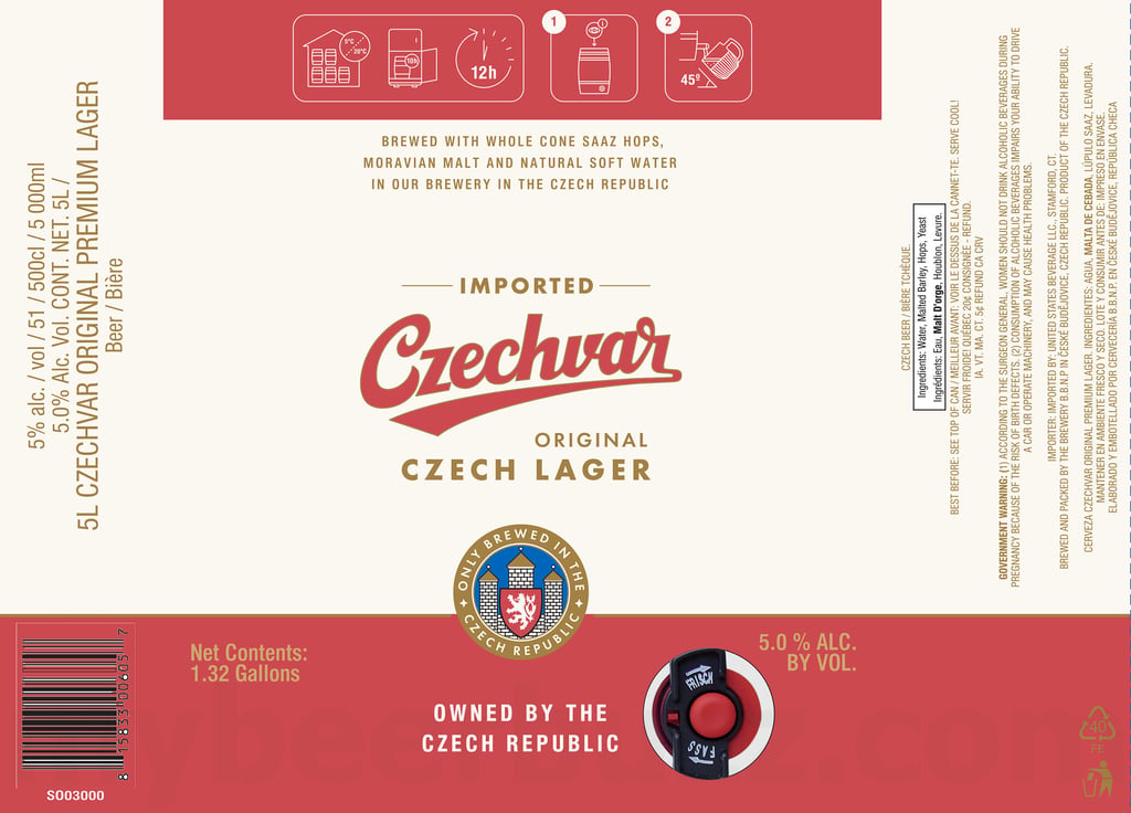 Czechvar Original Czech Lager Mini Kegs Coming To The U.S.