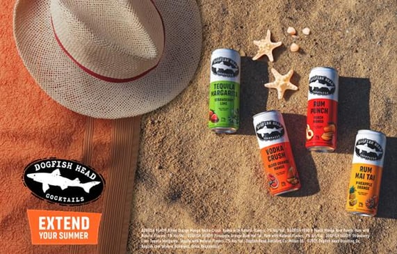 2025 Dogfish Head Tropical Craft Cocktails