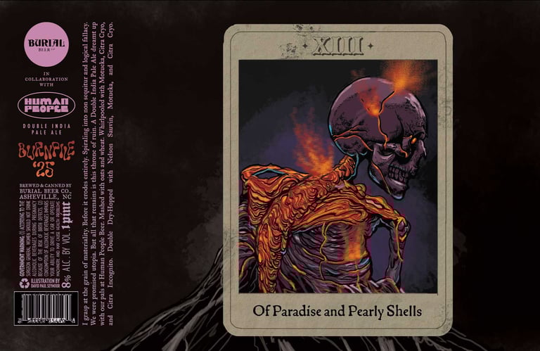 2025 Burial Beer Of Paradise and Pearly Shells 16-oz Cans