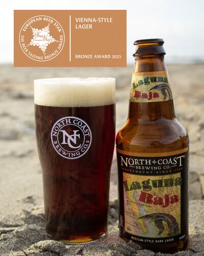 North Coast Brewing Company Wins Bronze for Laguna Baja at European Beer Star 2025