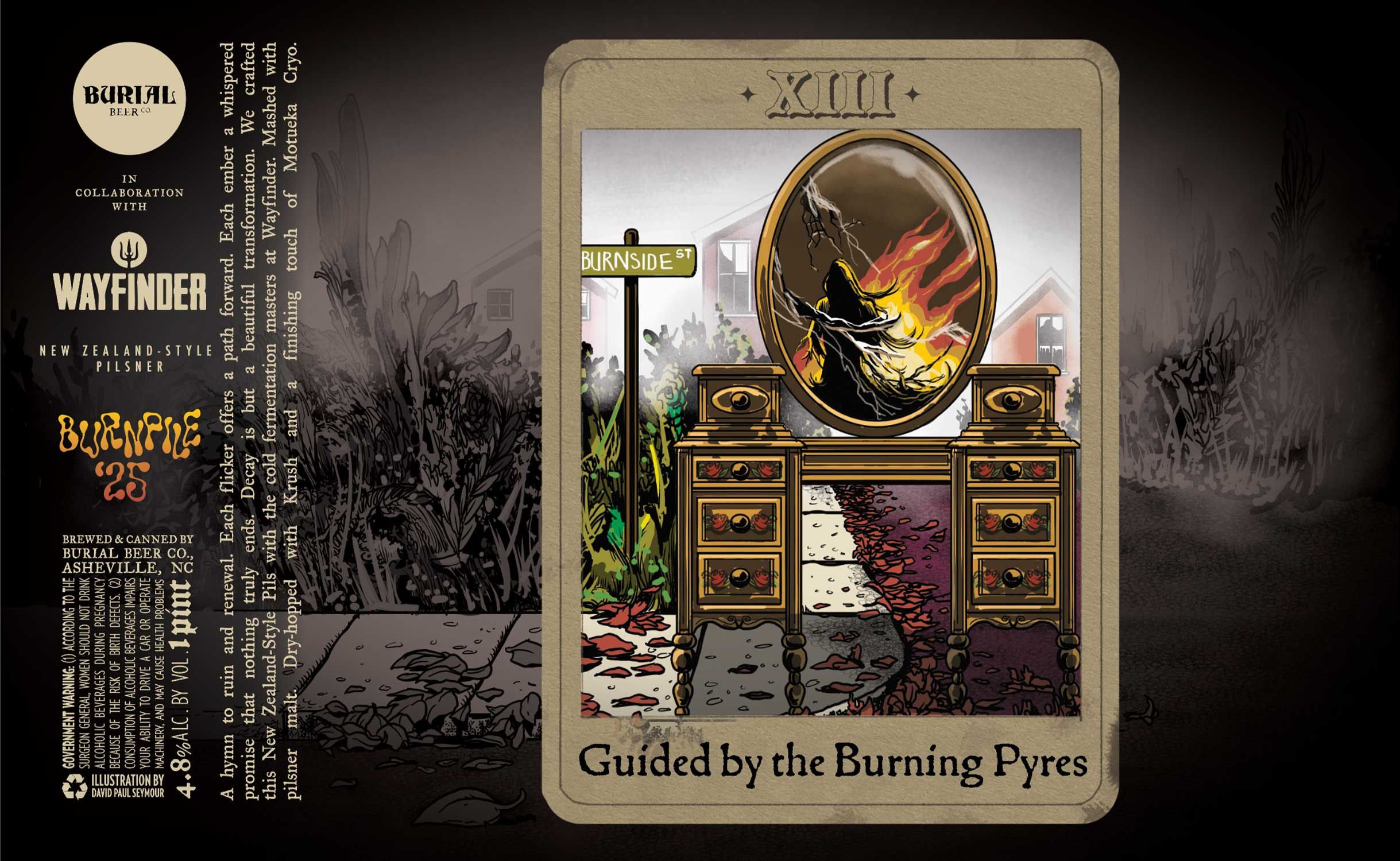 2025 Burial beer Guided by the Burning Pyres 16-oz Cans