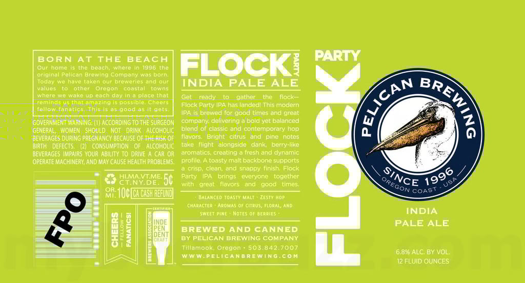 Pelican Brewing Adding Flock Party IPA
