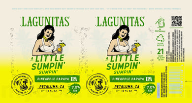 Lagunitas Adding A Little Sumpin’ Sumpin Dragon Fruit Guava IPA & Pineapple Papaya IPA