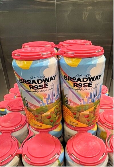 2025 Tieton Cider Works Broadway Rosé Cider 16-oz Cans