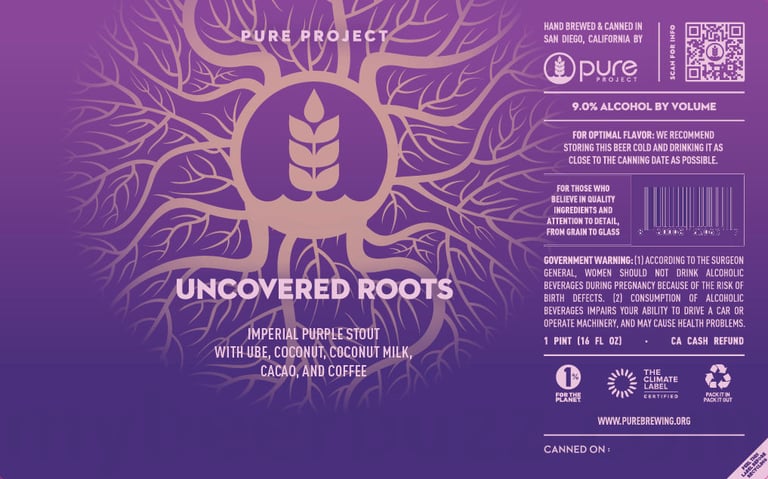 2025 Pure Project Uncovered Roots 16-oz Cans