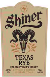 Shiner Texas Rye Straight Rye Whiskey