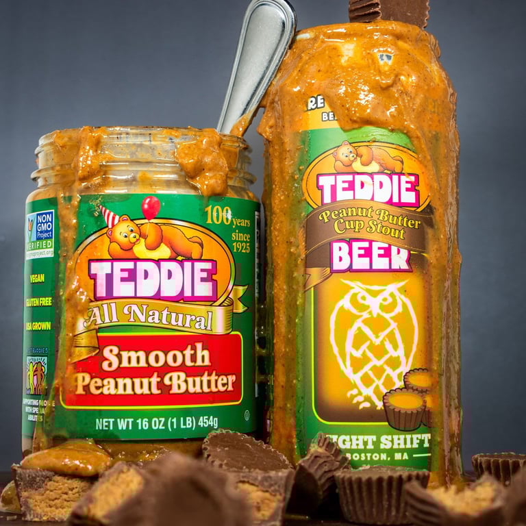2025 Night Shift Teddie Beer: Peanut Butter Cup Stout 16-oz Cans