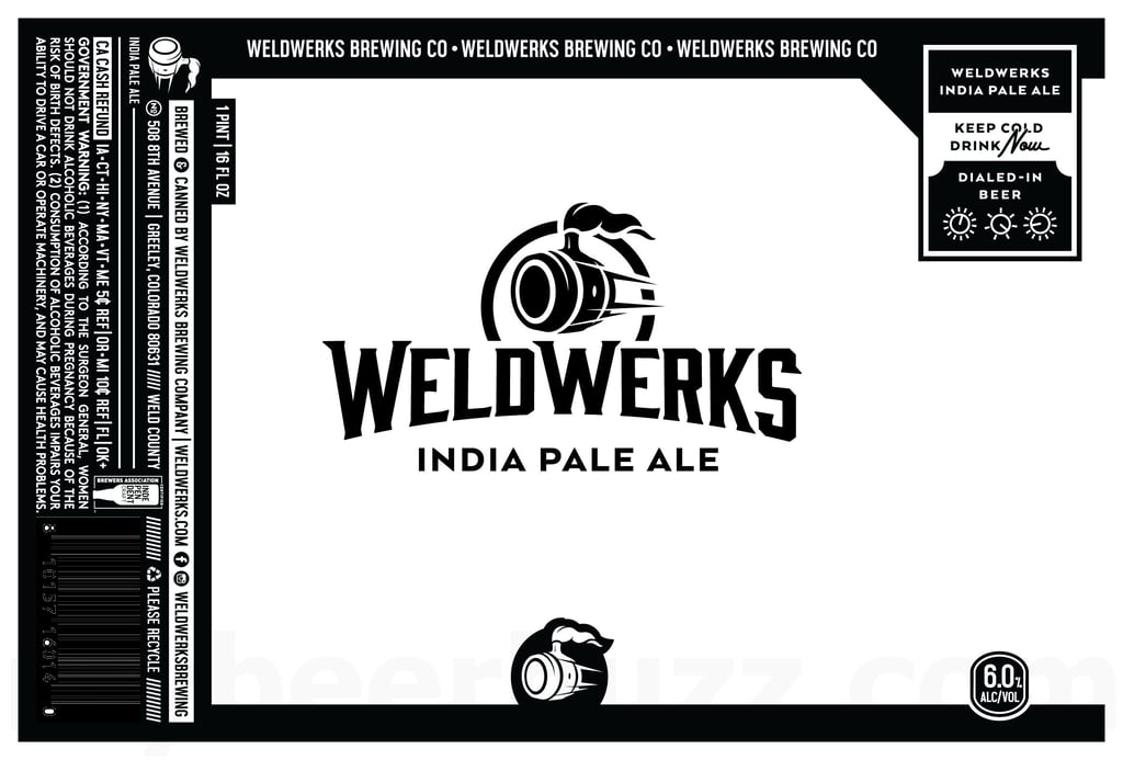 WeldWerks Adding India Pale Ale Cans