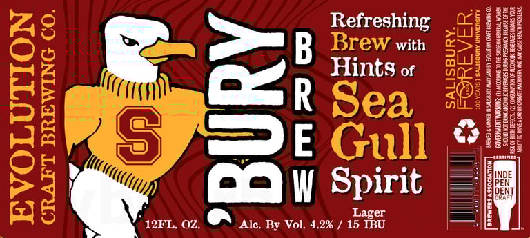 2025 Evolution Craft Brewing 'Bury Brew 12-oz Cans