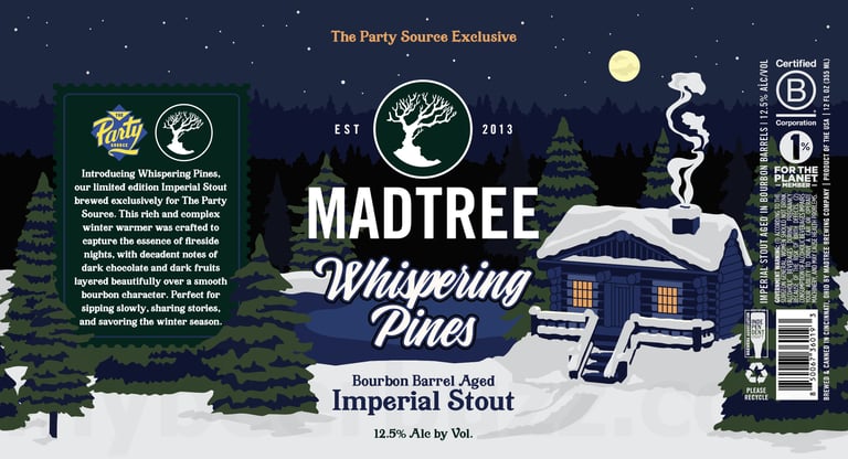 2025 MadTree Brewing Whispering Pines 12-oz Cans