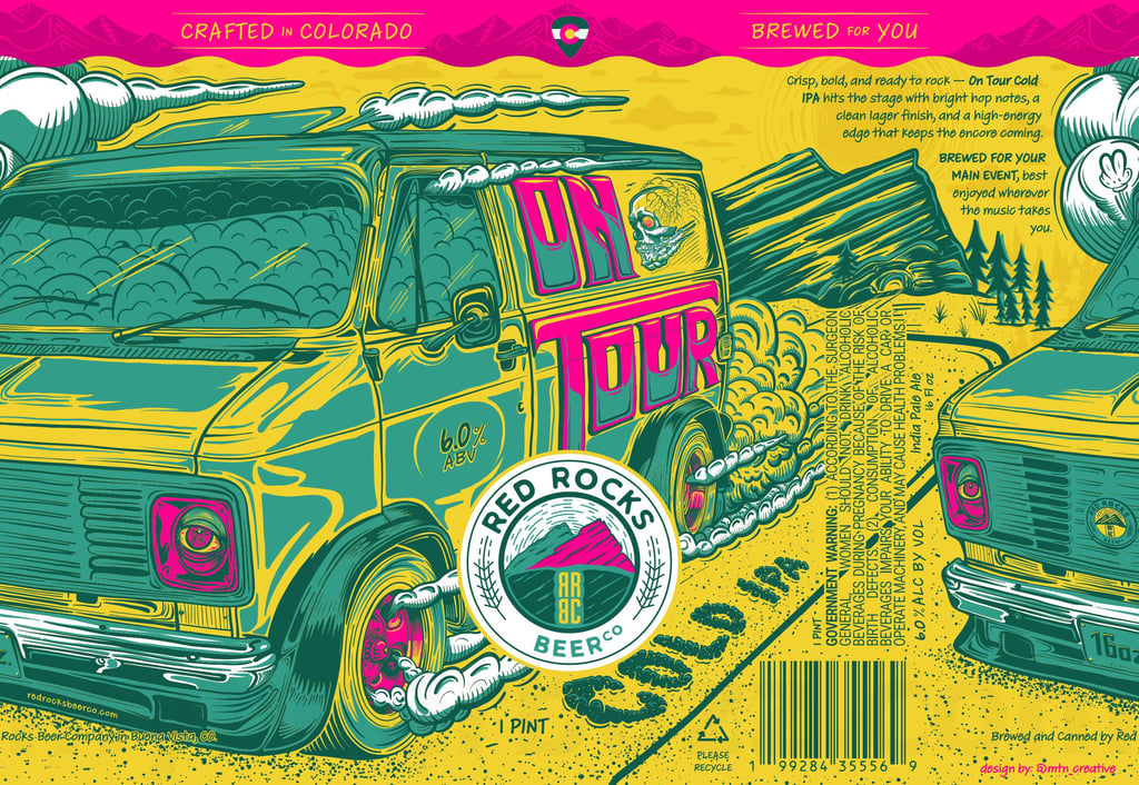 Red Rocks Beer Adding On Tour Cold IPA