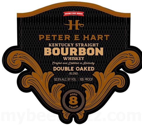 2025 Peter E. Hart Kentucky Straight Bourbon Whiskey 8 Year Double Oaked Blend 750ml Bottles