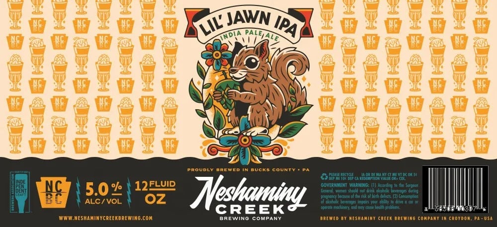 2025 Neshaminy Creek Brewing Lil' Jawn IPA 12-oz Cans