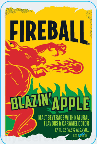 2025 Fireball Blazin' Apple 1.6-oz bottles