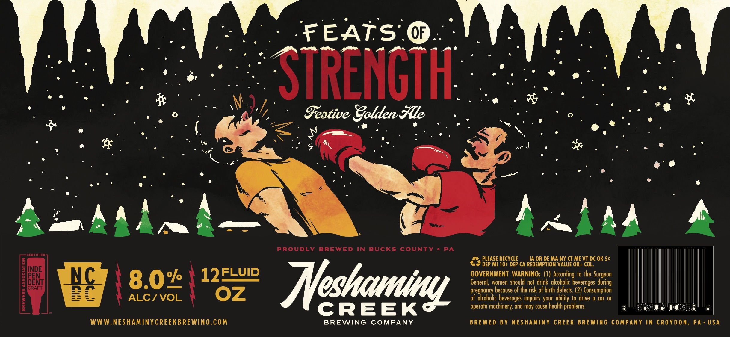 2025 Neshaminy Creek Feats Of Strength 12-oz Cans