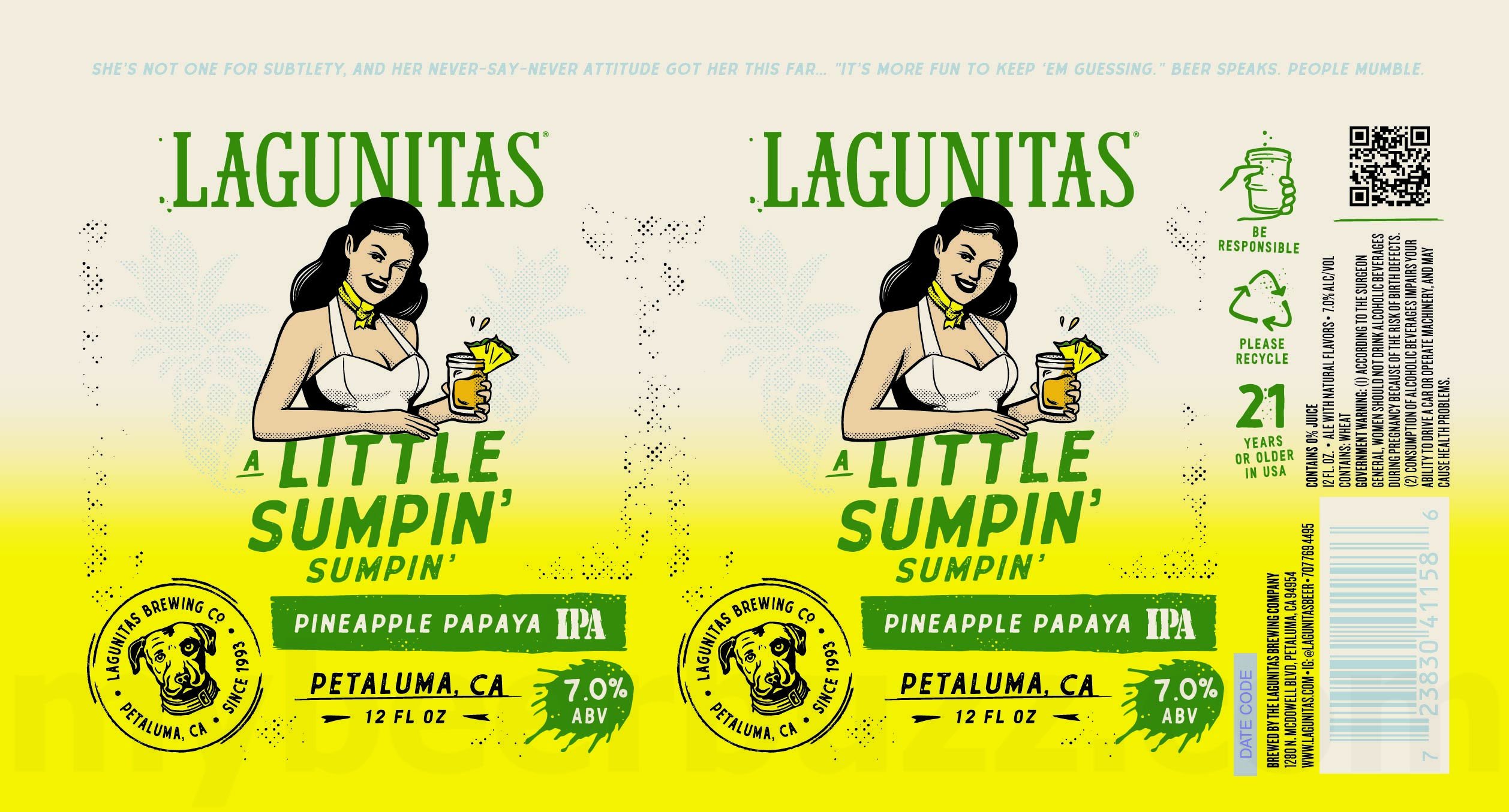 2025 Lagunitas A Little Sumpin' Sumpin' Pineapple Papaya 12-oz Cans