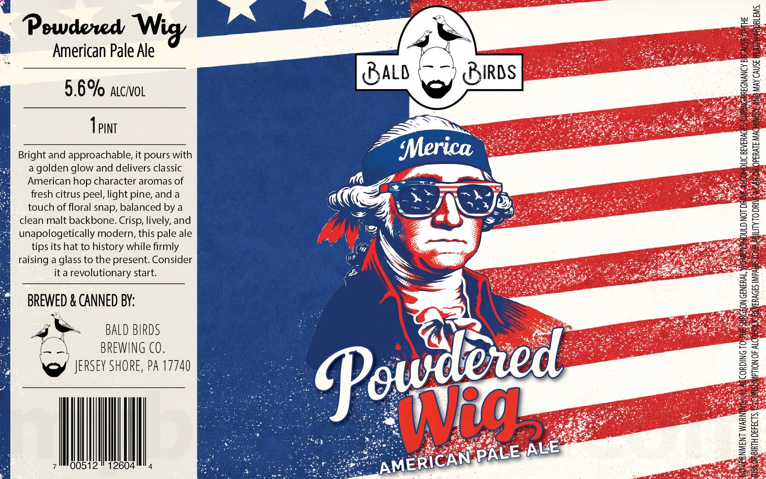 2026 Bald Birds Powdered Wig 16-oz Cans
