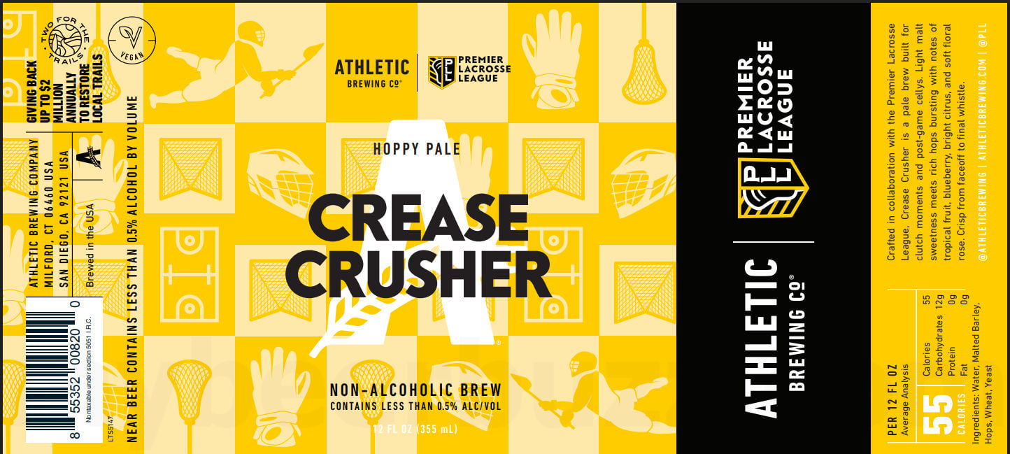 2026 Athletic Brewing Crease Crusher 12-oz Cans