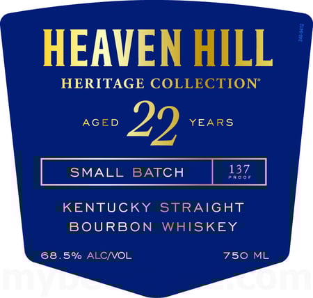 2026 Heaven Hill Heritage Collection Small Batch 22 Year Bourbon 750ml Bottles