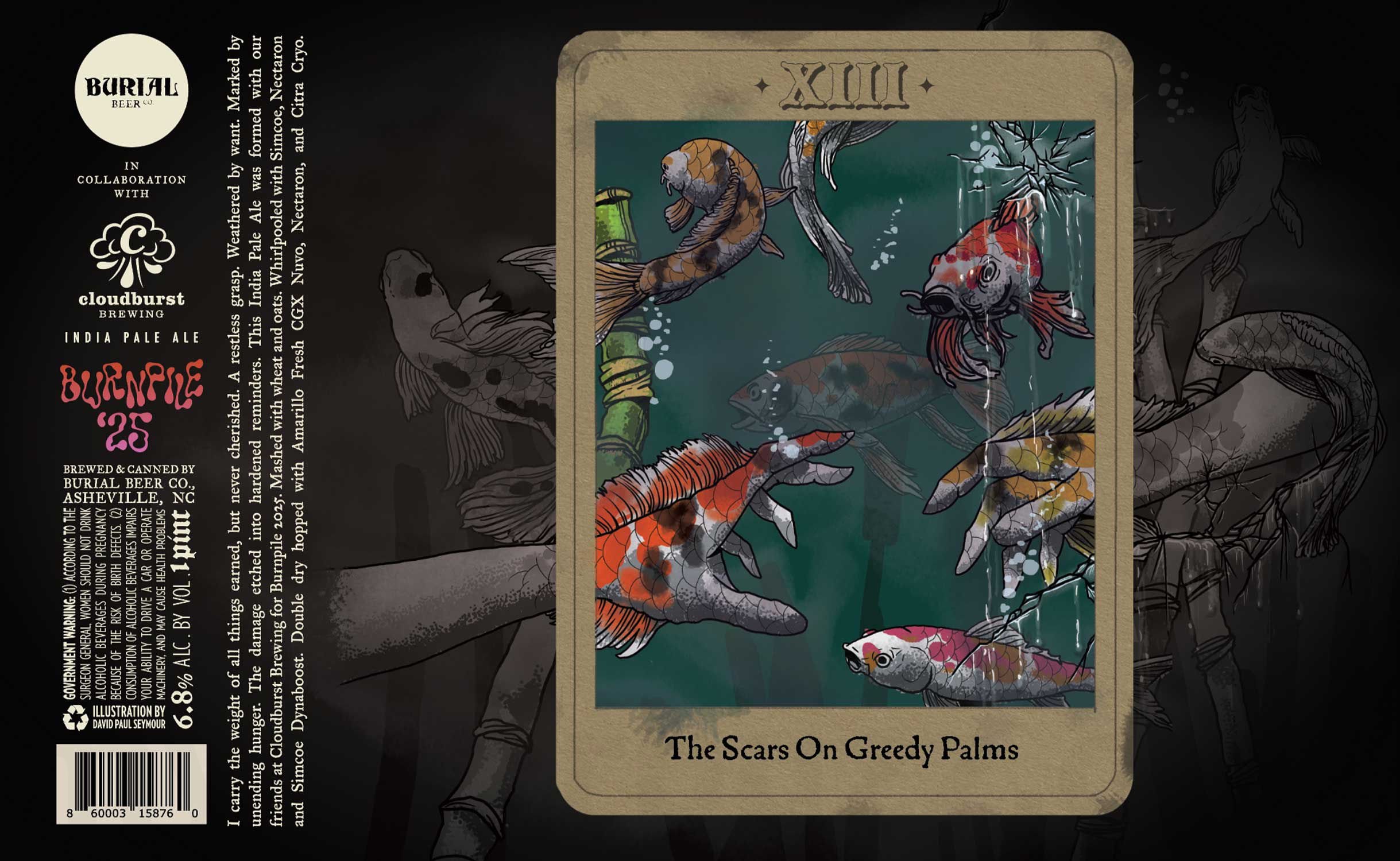 2025 Burial Beer The Scars On Greedy Palms 16-oz Cans