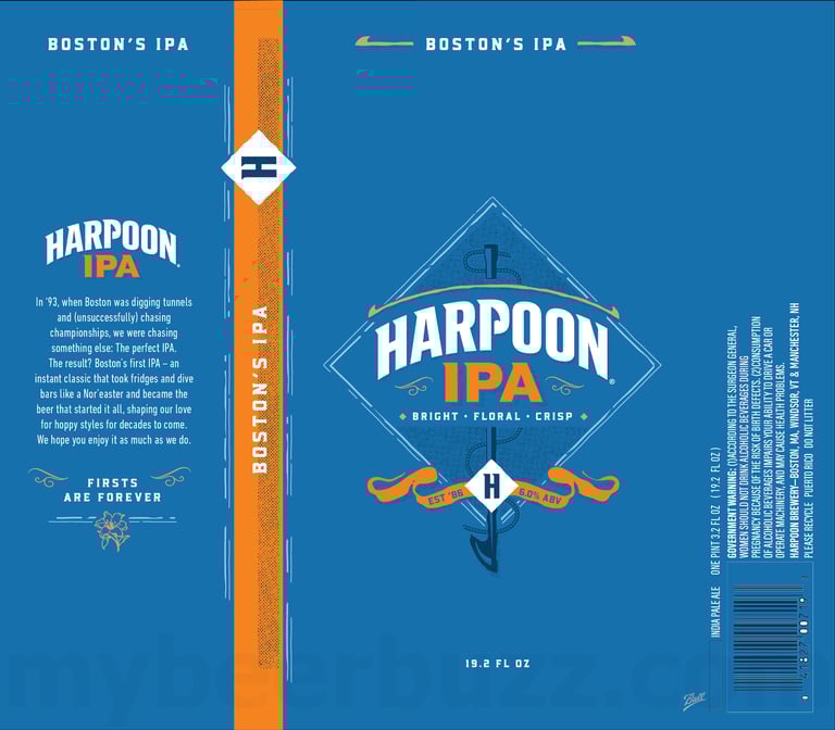 2025 Harpoon IPA 19.2-oz Cans