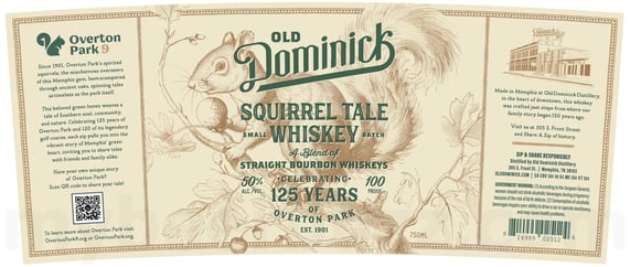 2025 Old Dominick Distillery Squirrel Tale Whiskey 750ml Bottles