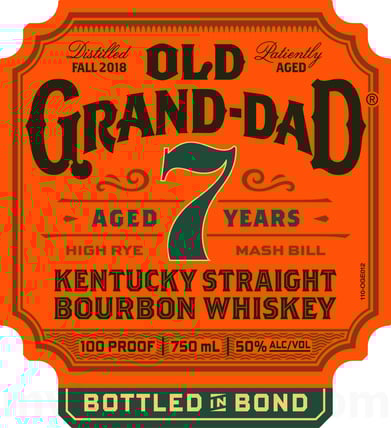 2025 Old Grand-Dad 7-Year Bourbon 750ml Bottles