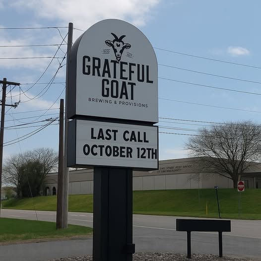 2025 Grateful Goat Brewing Closure