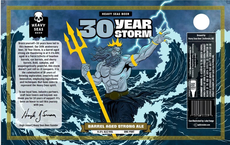 2025 Heavy Seas 30 year Storm 16-oz Cans