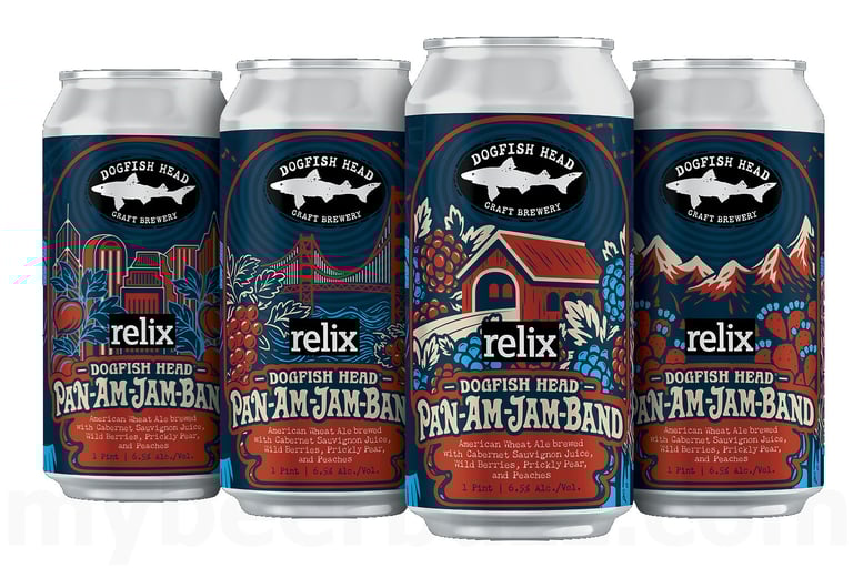 2025 Dogfish Head Pan-Am-Jam-Band 16-oz Cans