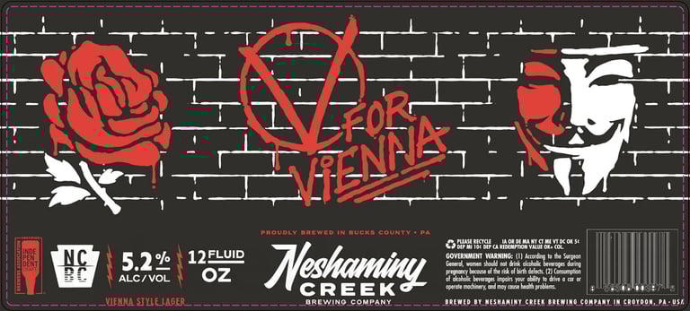 2025 Neshaminy Creek Brewing V For Vienna 12-oz Cans