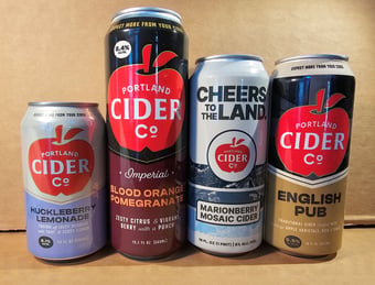 (Review) Portland Cider English Pub, Huckleberry Lemonade, Imperial Blood Orange Pomegranate & Marionberry Mosaic Cider