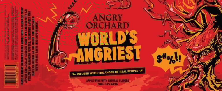 2025 Angry Orchard World's Angriest 750ml Bottles