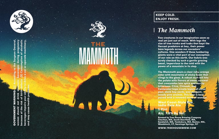 2025 Tree House Brewing The Mammoth 16-oz Cans