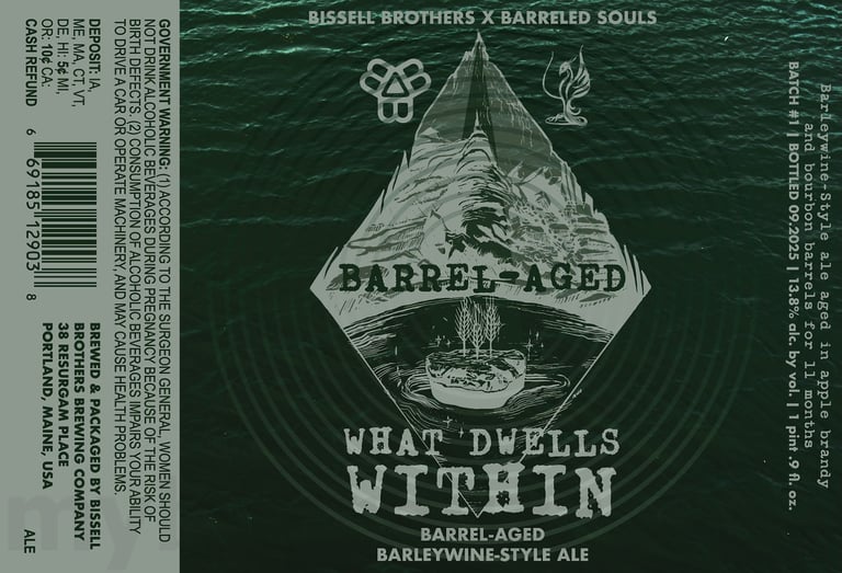 2025 Bissell Brothers Barrel-Aged What Dwells Within 16.-oz Bottles