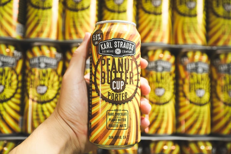 2025 Karl Strauss Peanut Butter Cup Porter Cans