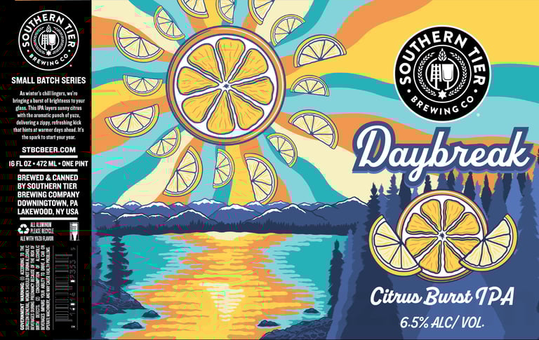 2025 Southern Tier Daybreak 16-oz Cans