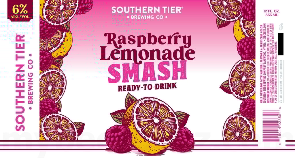 Southern Tier Adding Raspberry Lemonade Smash, Blueberry Pomegranate Smash, Apple Smash & Blood Orange Pineapple Smash RTDs