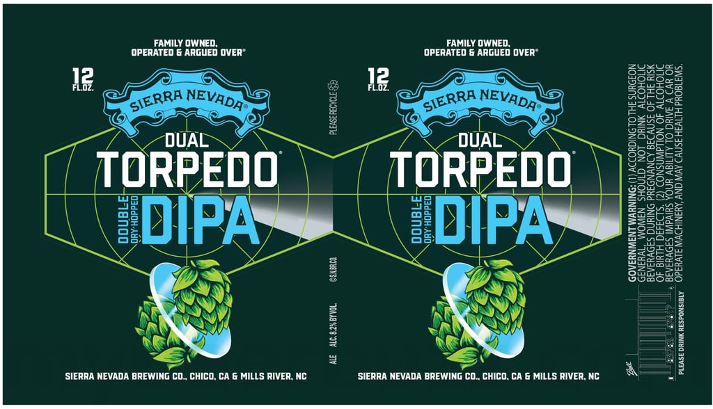 Sierra Nevada Adding Dual Torpedo DIPA & Rye Torpedo IPA