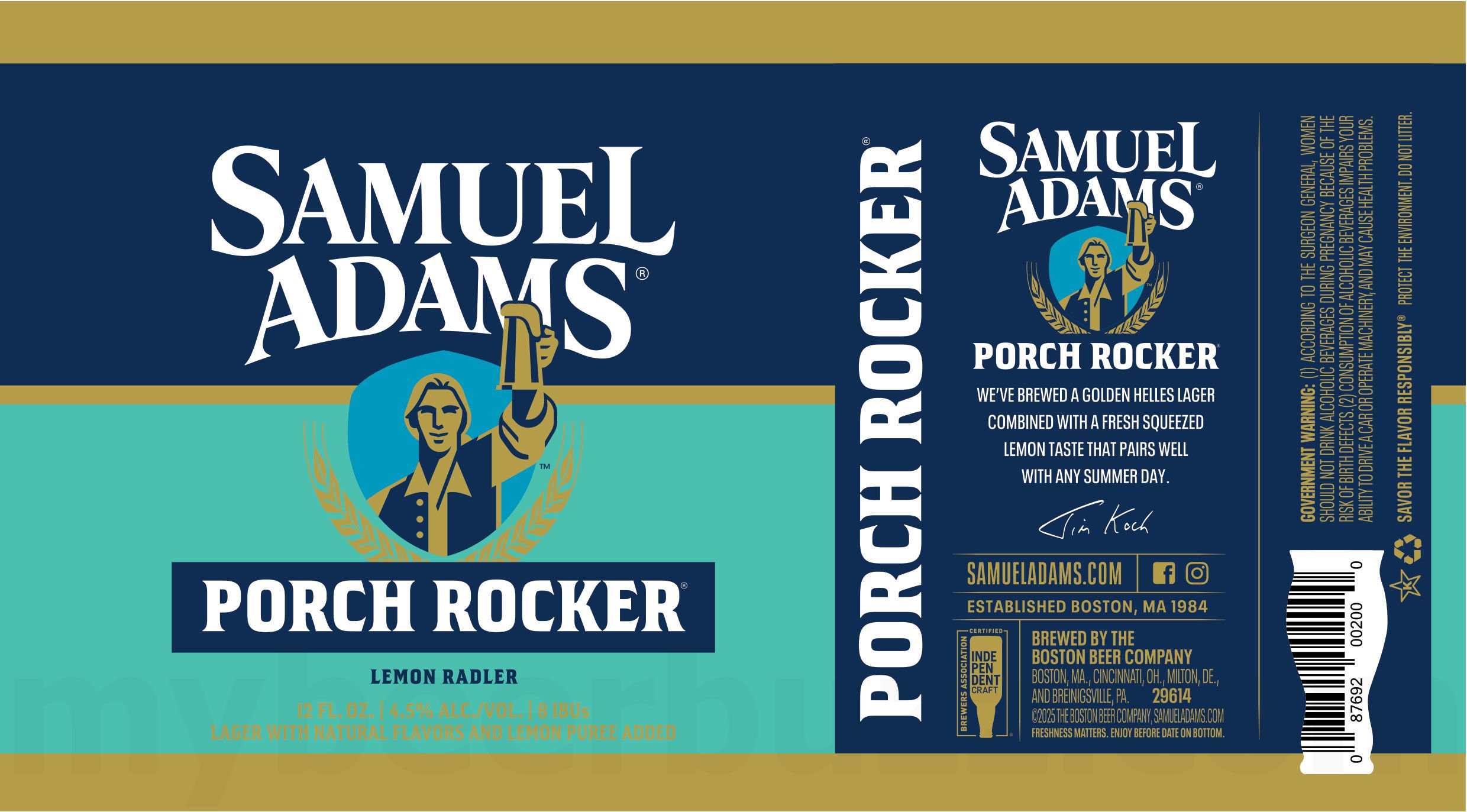 2025 Samuel Adams Porch Rocker 12-oz Cans