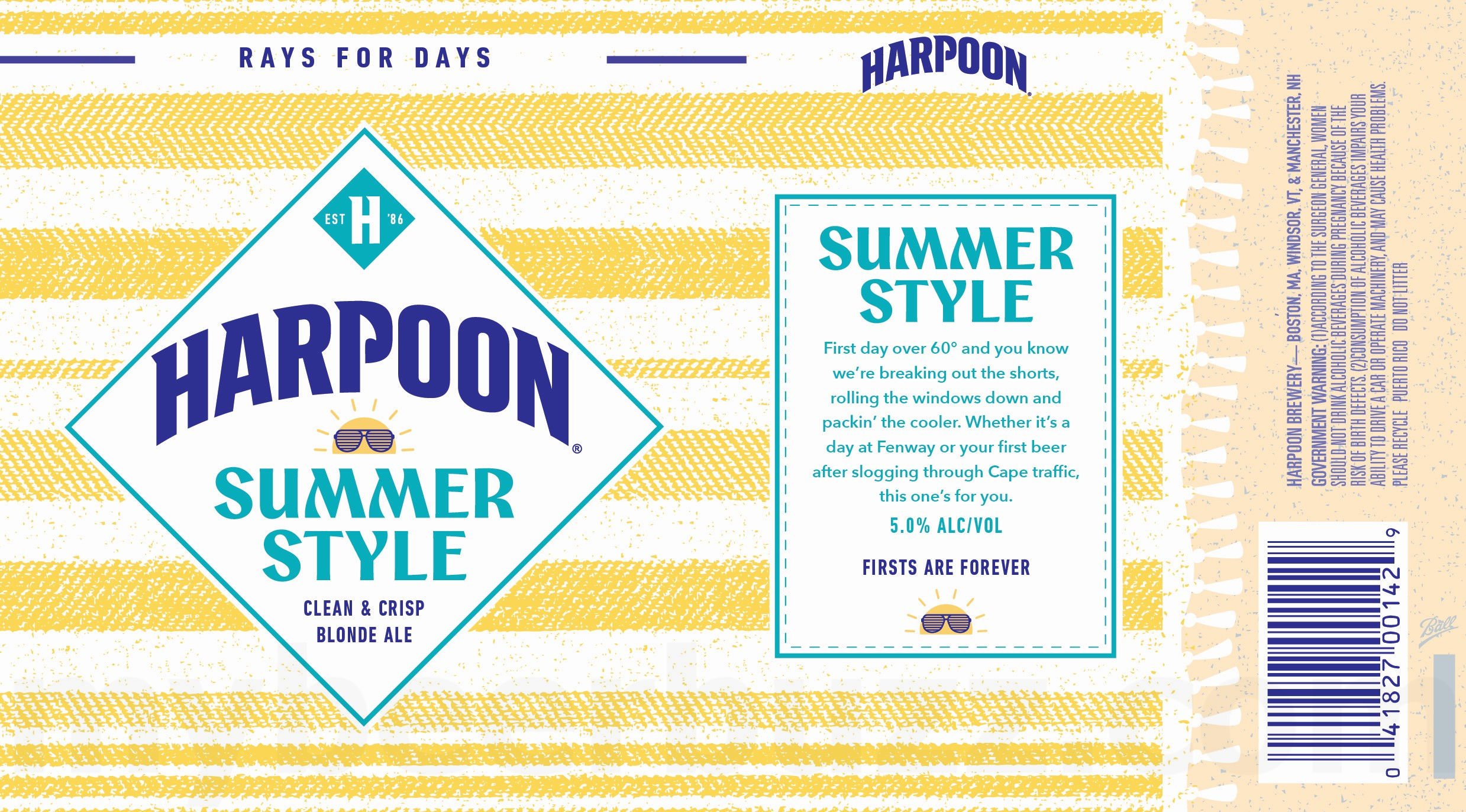 2025 Harpoon Brewery Summer Style 12-oz Cans