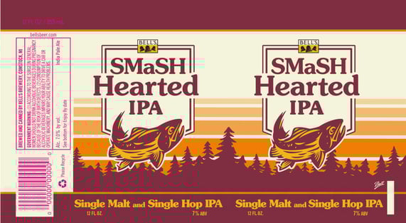 2025 Bell's Brewery SMaSH Hearted IPA 12-oz Cans